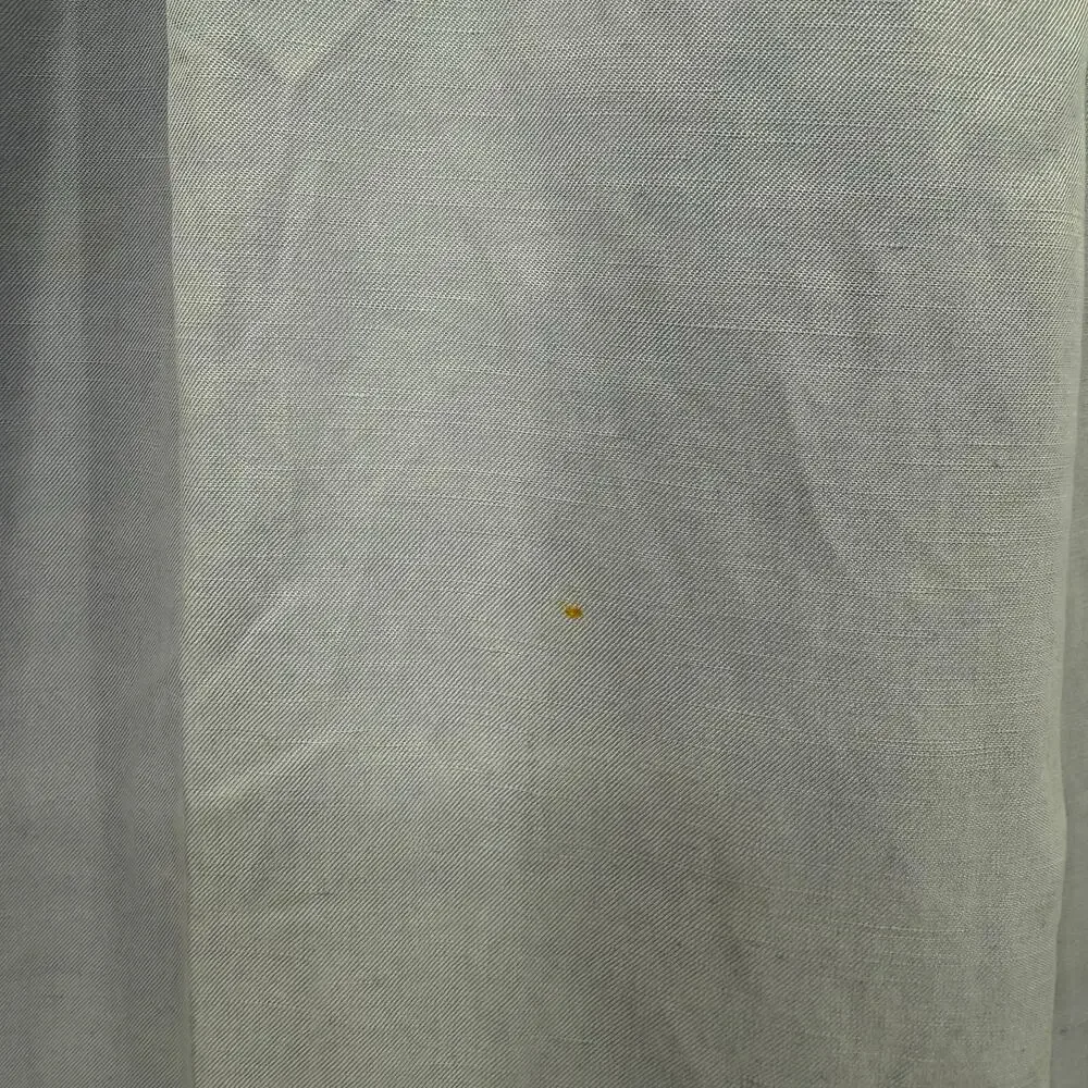 Samuelsohn Size 36 Reg Blue Linen Silk Dress Pants Woven in Italy Made in Canada